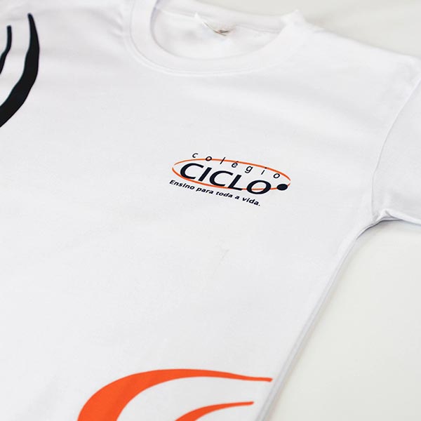 Uniforme Colegio Ciclo Camiseta Branca