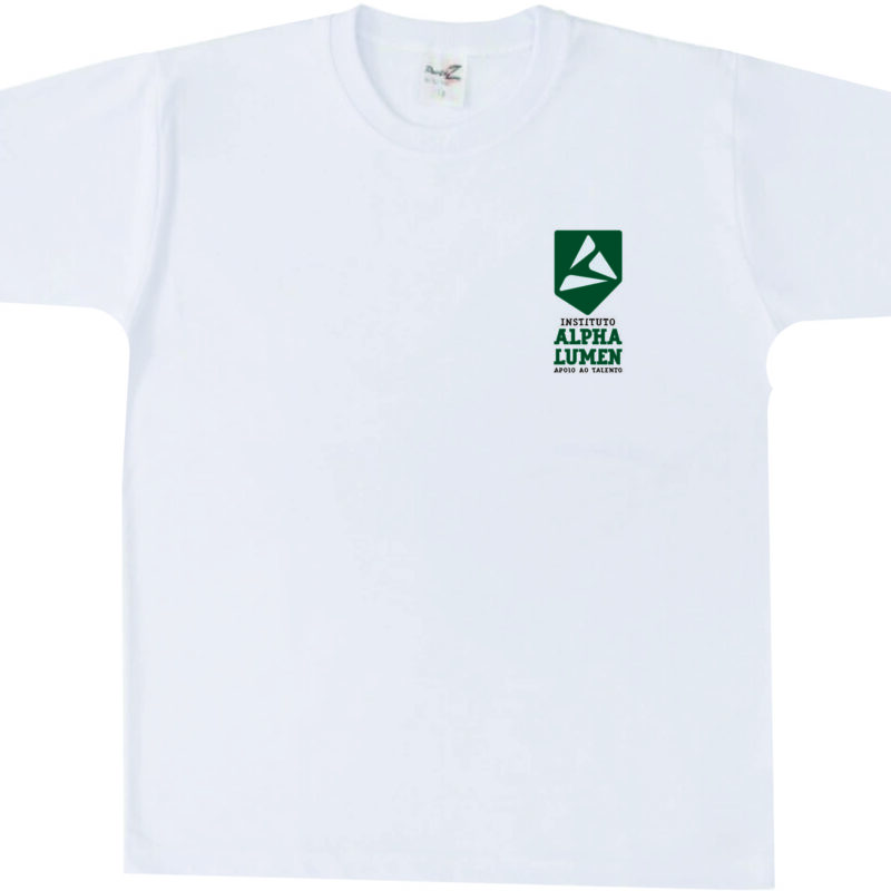 camiseta branca alpha