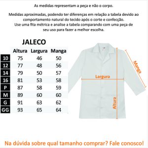 Jaleco Manga Longa com punho Poliedro - Image 2